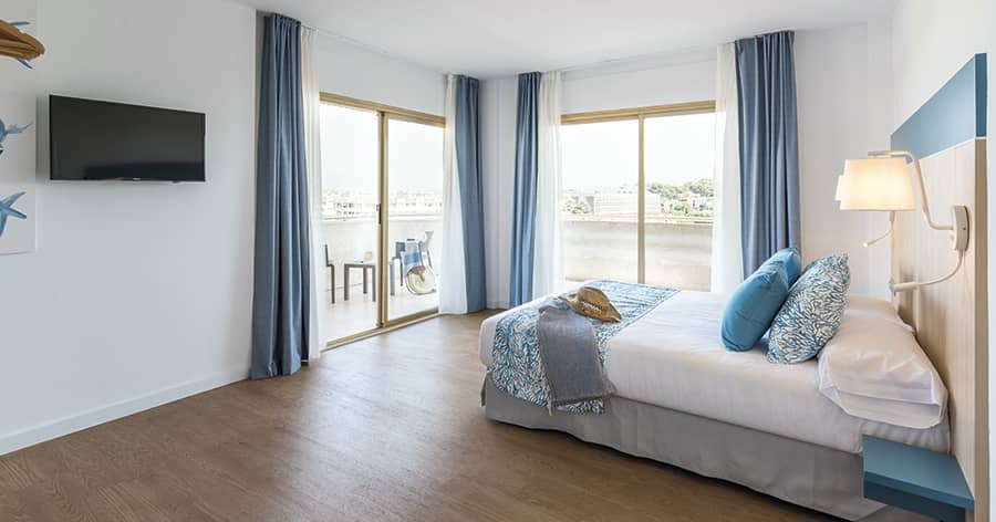 Habitaciones del Hotel Salou Beach.